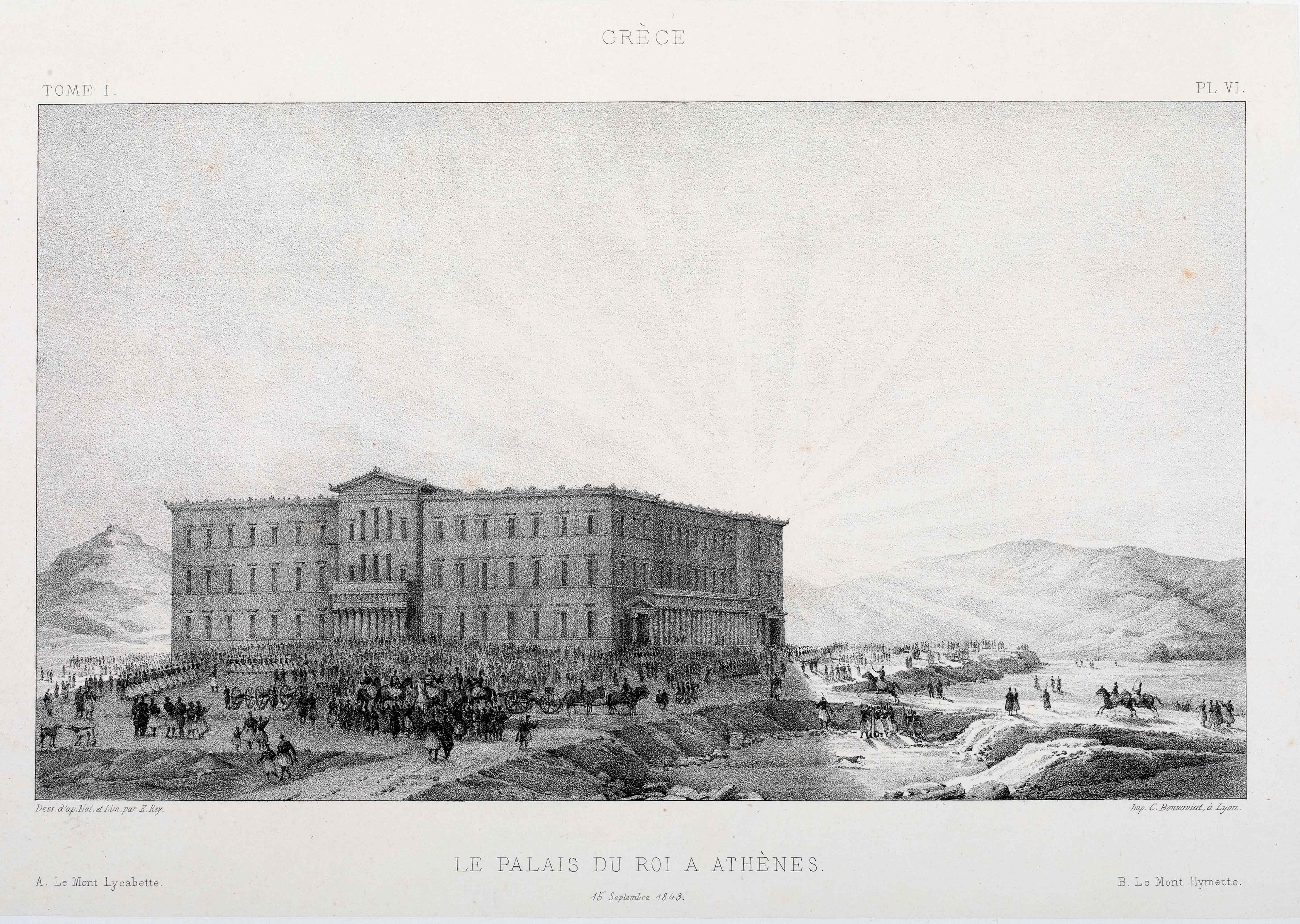 Χαλκογραφία από το βιβλίο Voyage pittoresque en Grèce et dans le levant