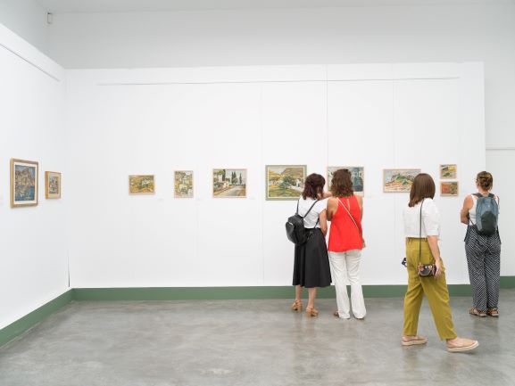 Ο χώρος της έκθεσης 