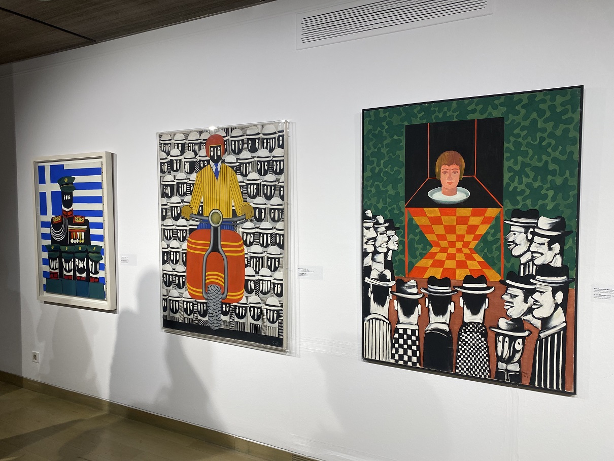 Πίνακες στην έκθεση «Γιάννης Γαΐτης. Η ουσία του απρόσωπου» 