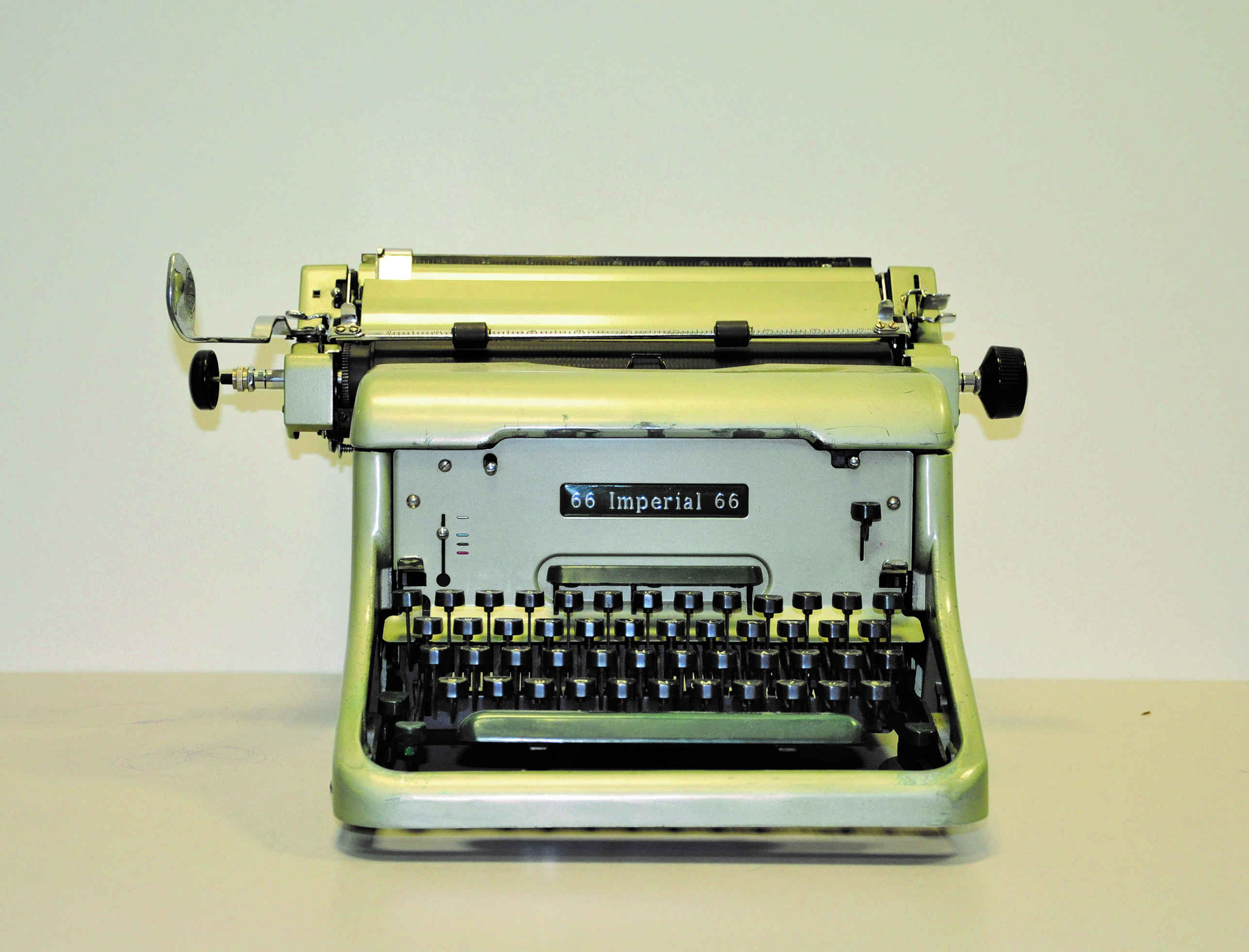 Imperial 66 typewriter.  Typewriter used by Credit Bank