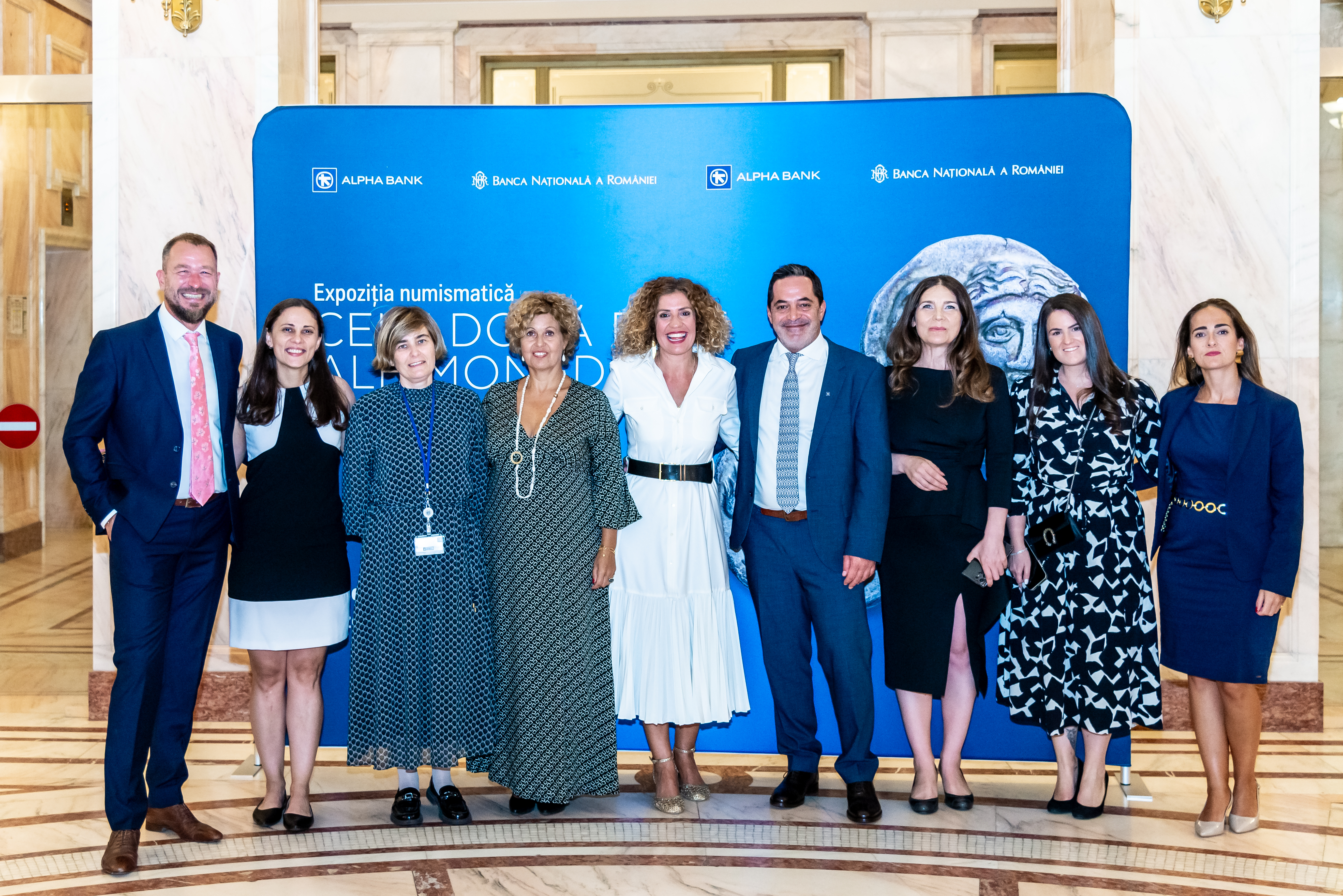 Στιγμιότυπο από τα εγκαίνια της έκθεσης 