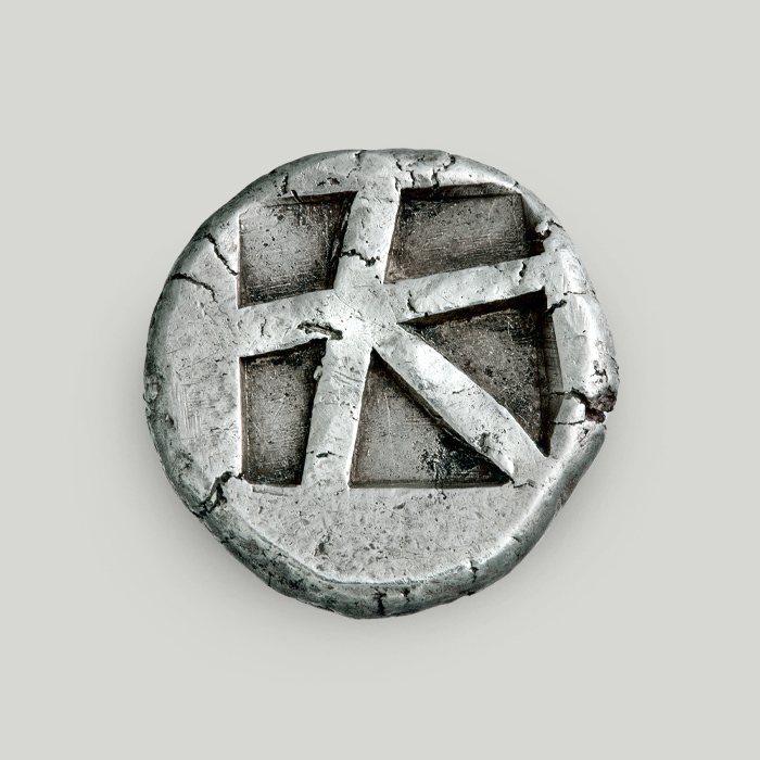 Reverse of Aegina silver stater 