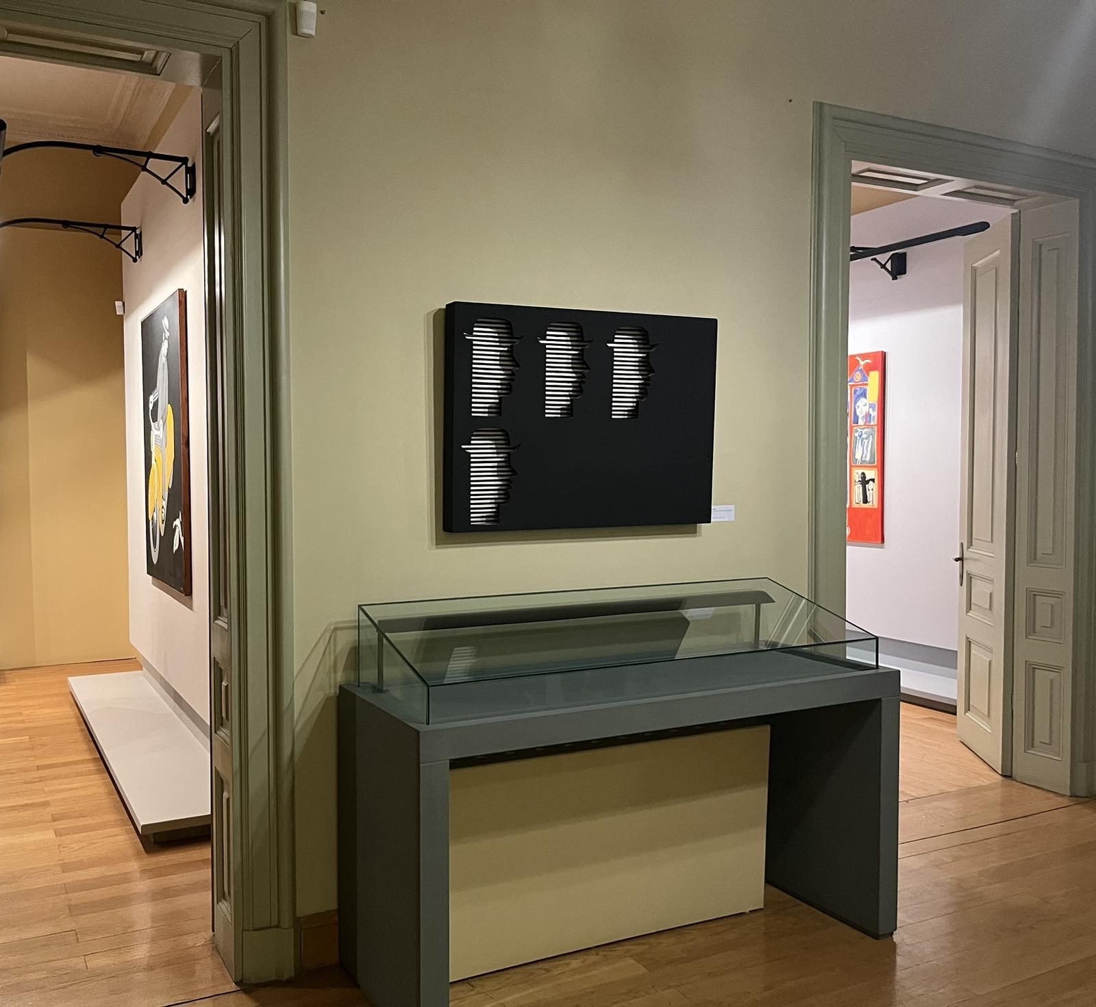 The exhibition venue at the Municipal Art Gallery of Thessaloniki