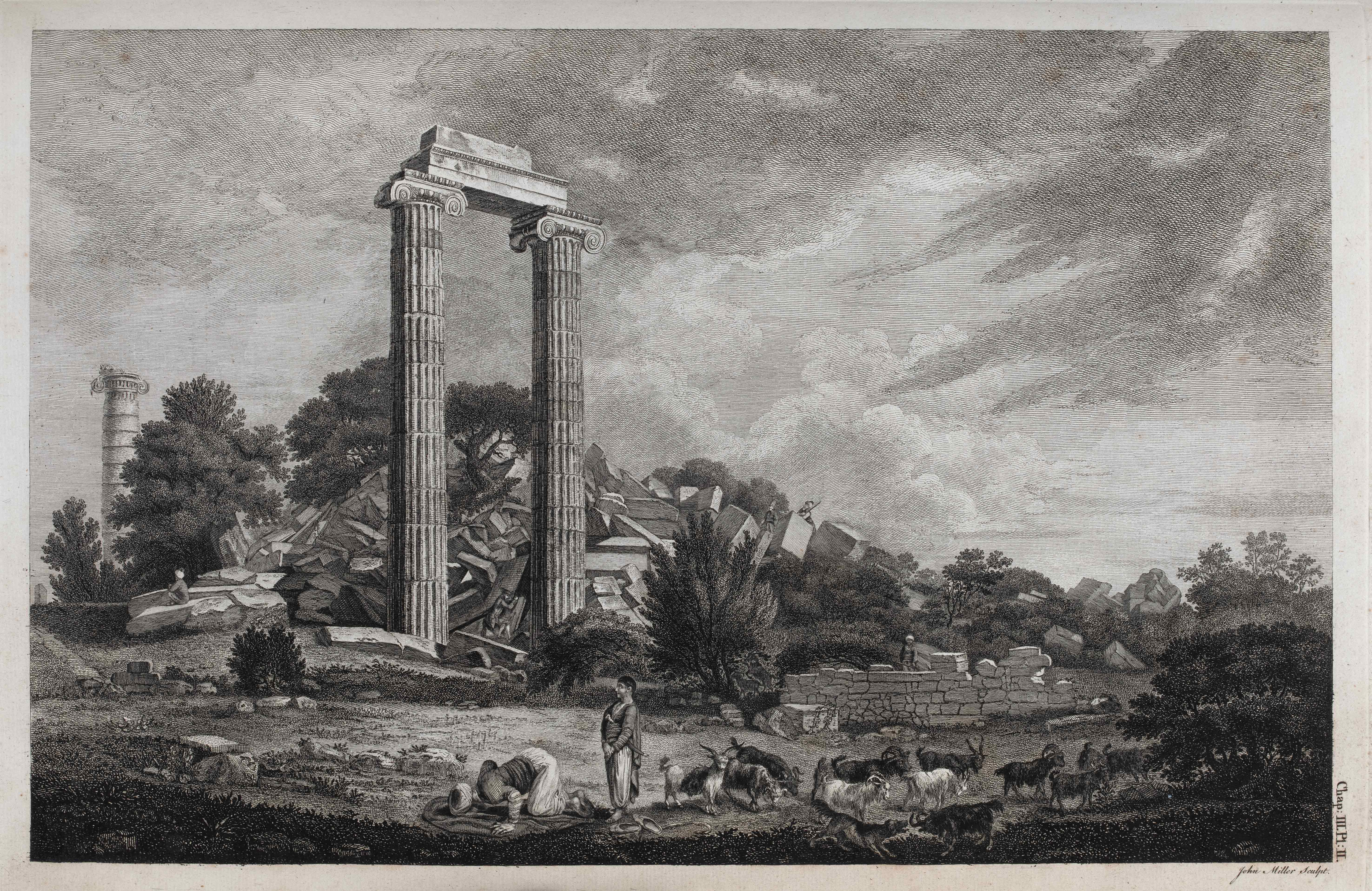 Etching from the book Ionian Antiquities – Society of Dilettanti