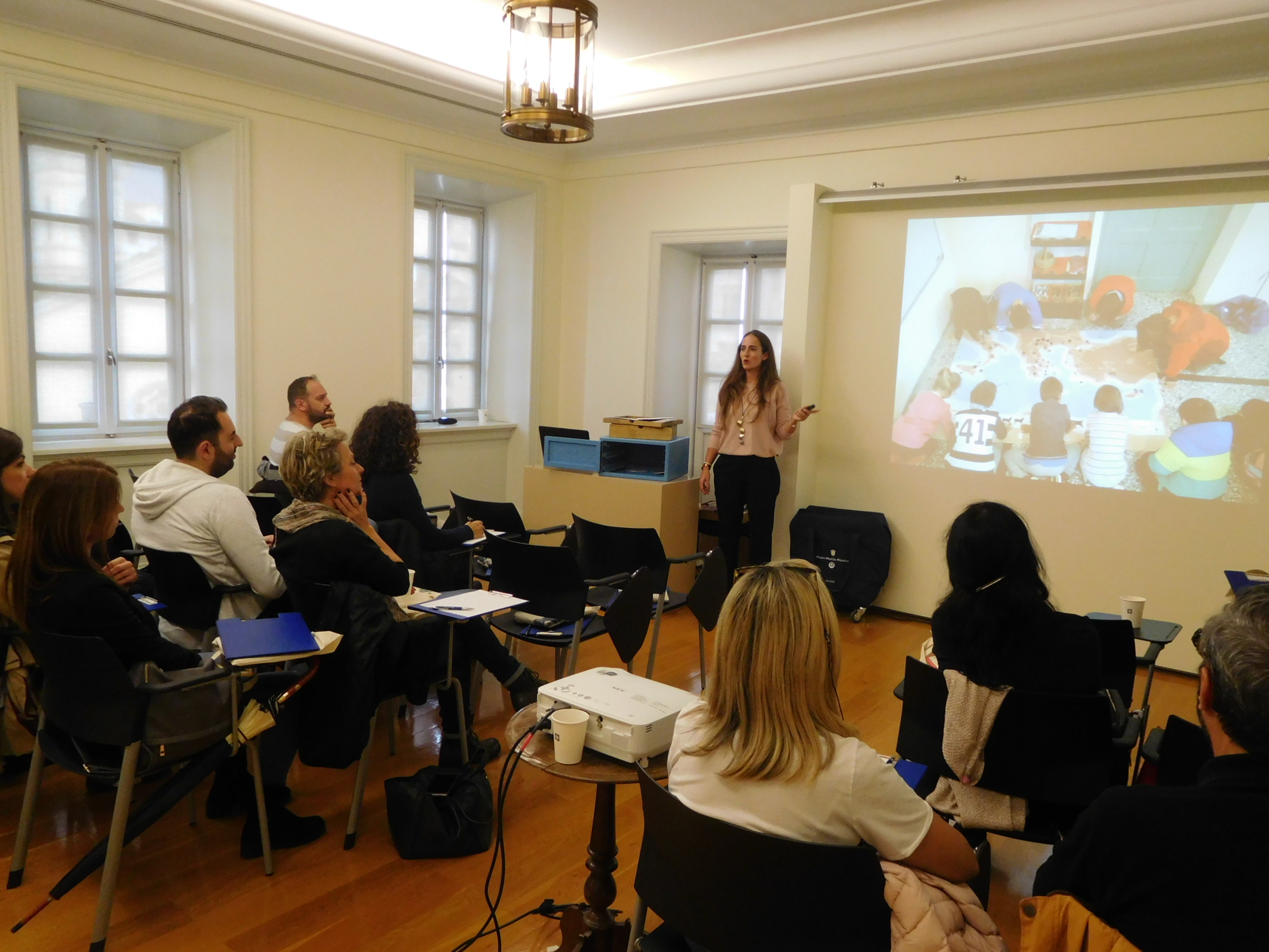 Photo from the educational seminar for teachers on Corfu 