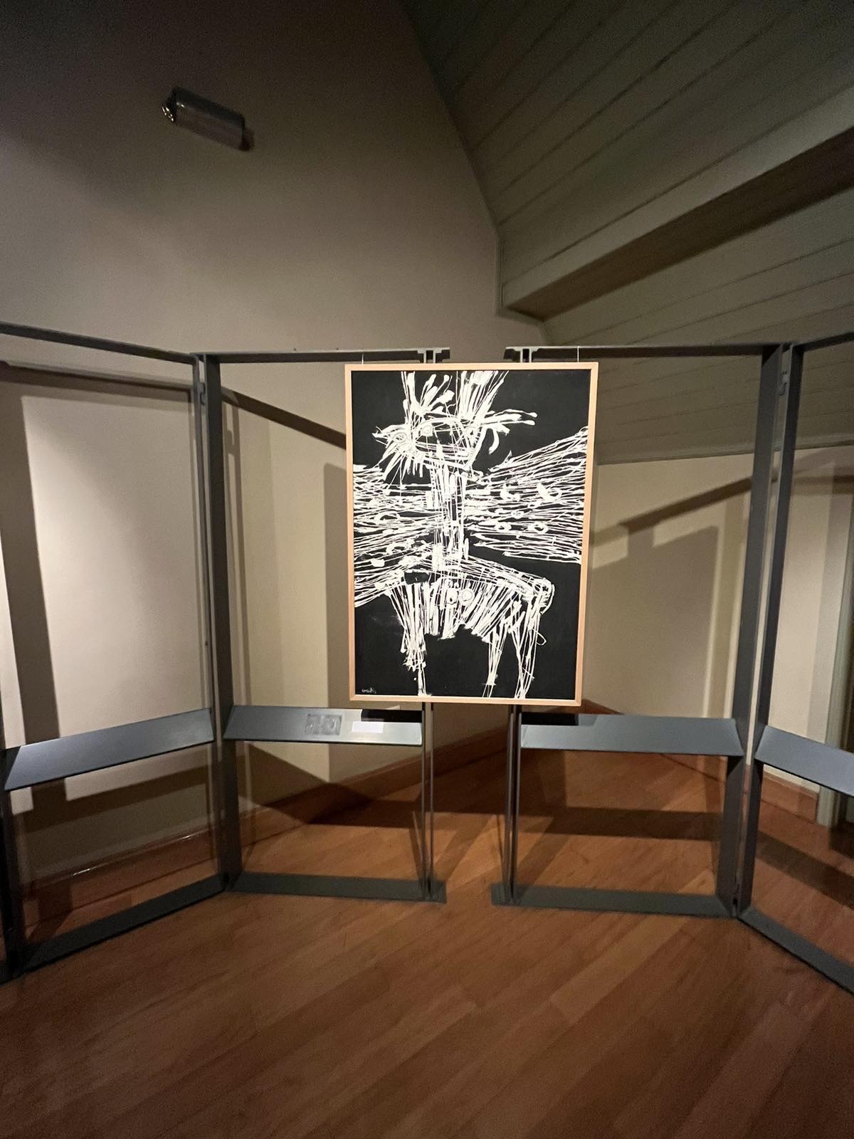 The exhibition venue at the Municipal Art Gallery of Thessaloniki