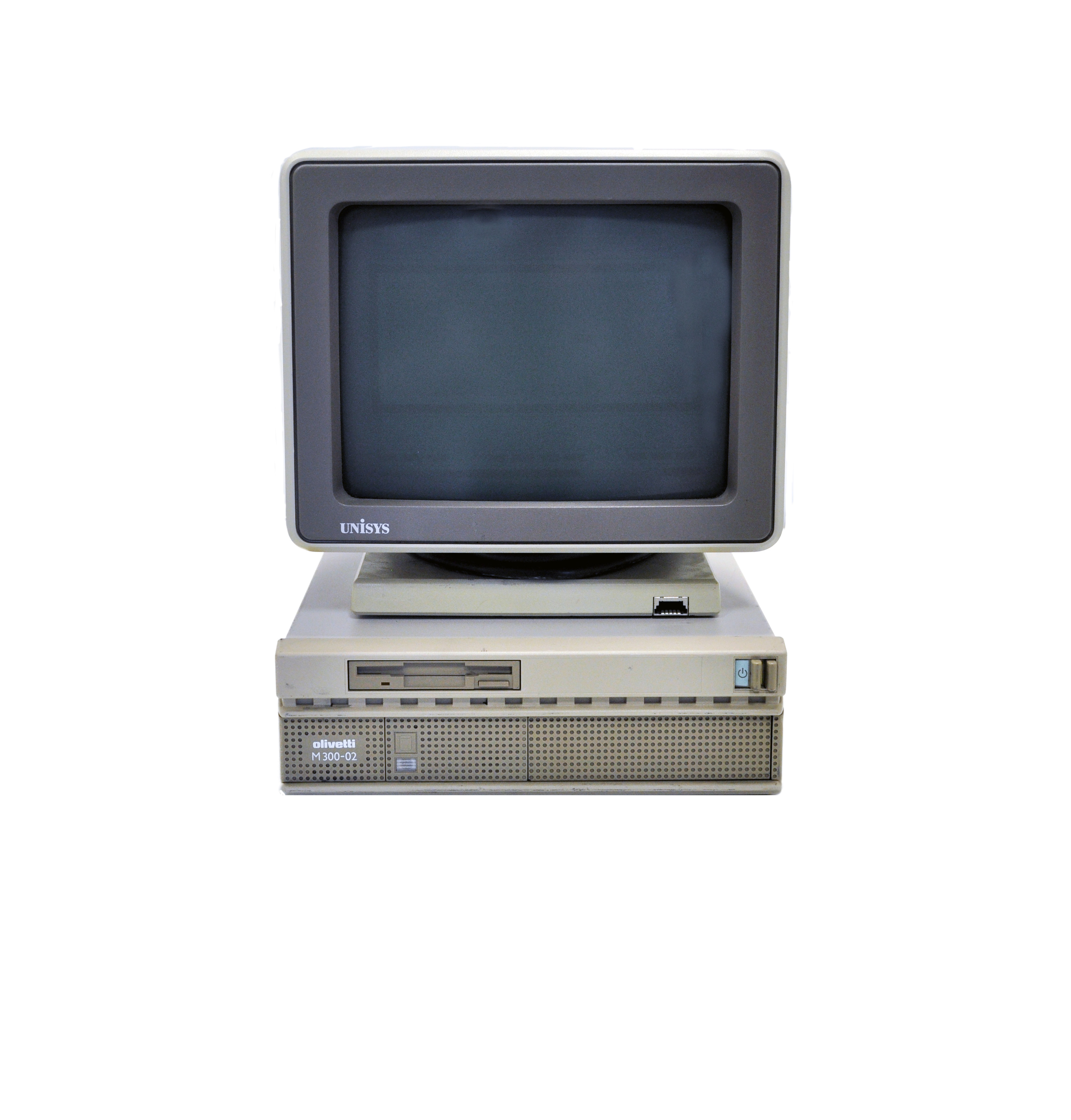 Olivetti M 300-02 UNISYS computer.  Computer used by Credit Bank